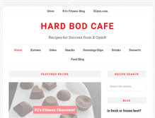 Tablet Screenshot of hardbodcafe.com